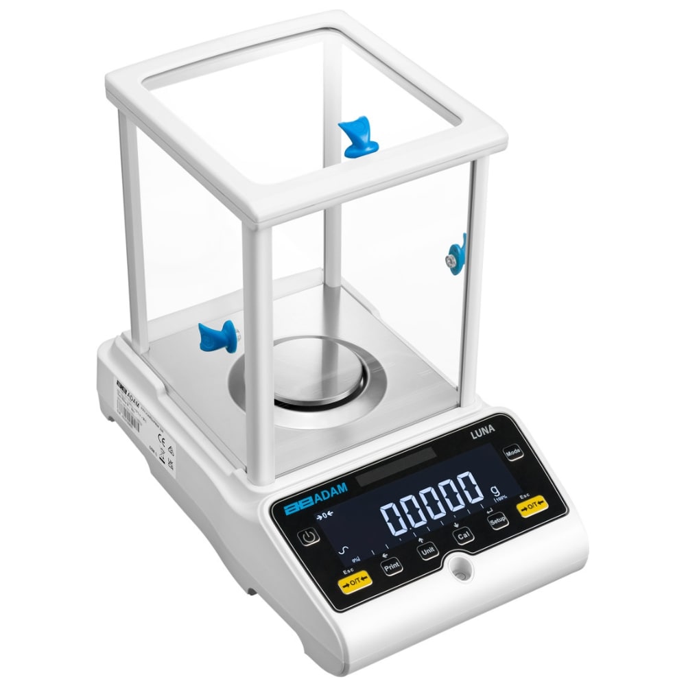 ADAM Equipment Luna LAB Analytical Balance Angled Right Front View