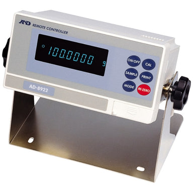 A&D Weighing AD-8922A Remote Controller and Display Angled Left Front View