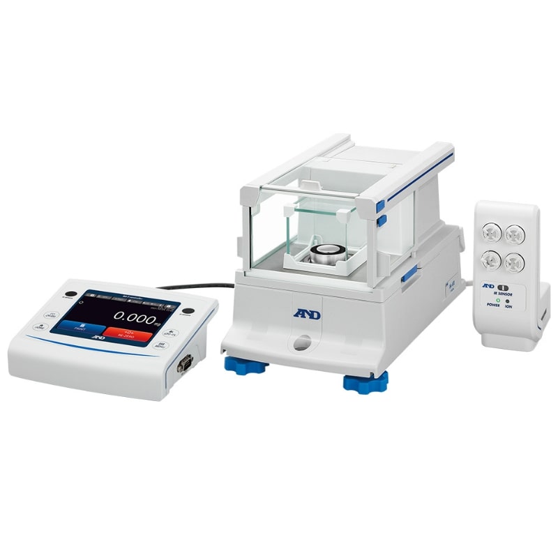 A&D Weighing BA-6TE Micro Premium Balance Angled Left Front View