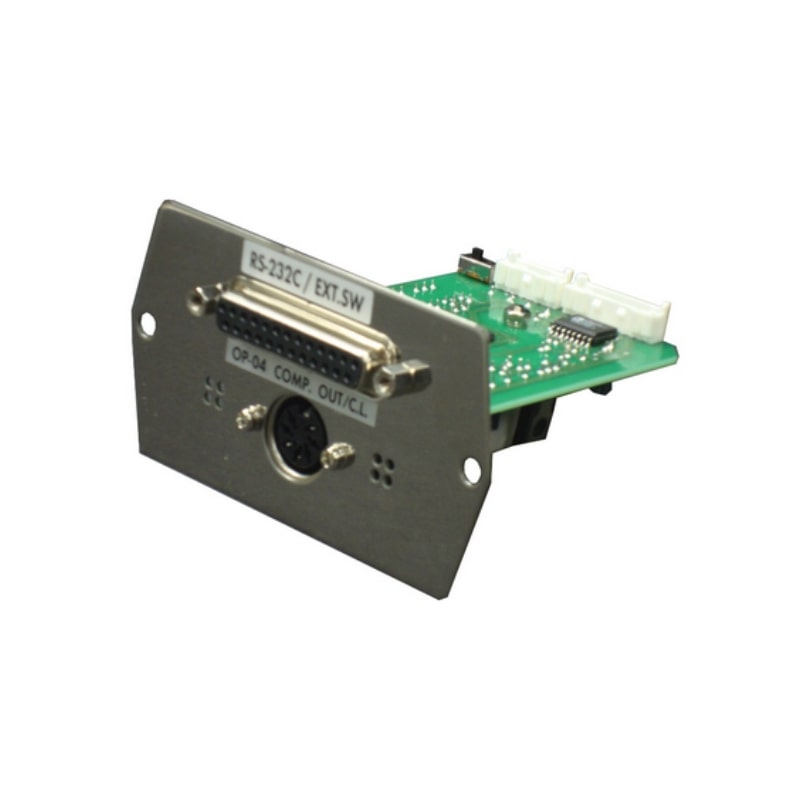 A&D Weighing GFX-M OP-04 Comparator Relay Output-Buzzer_RS-232C_External Key Input Interface Angled Left Top Front View