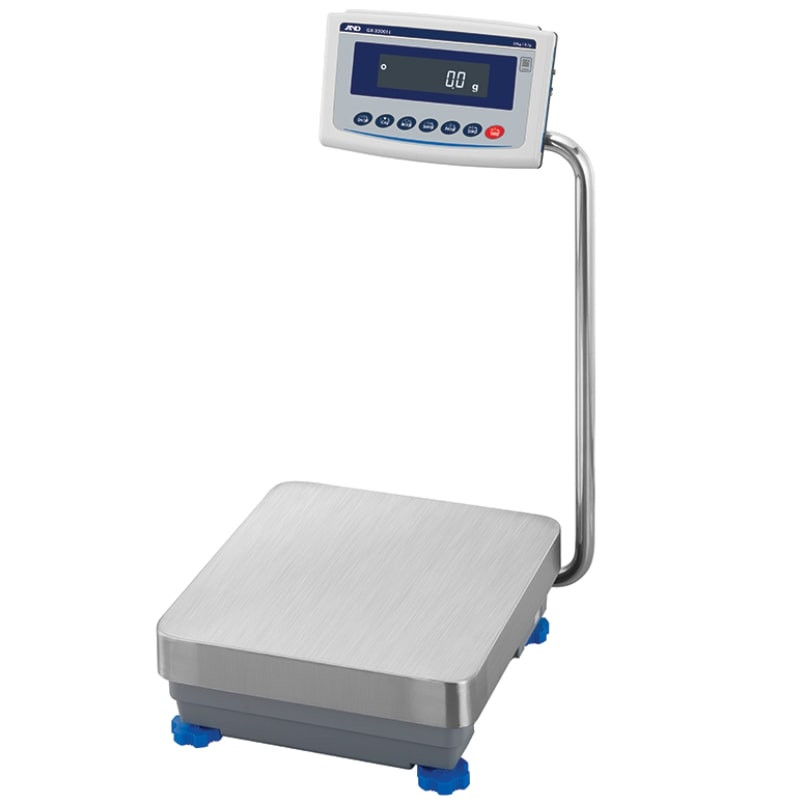 A&D Weighing GX-L High Capacity Precision Balance Series Stand Up Position Angled Left Front View
