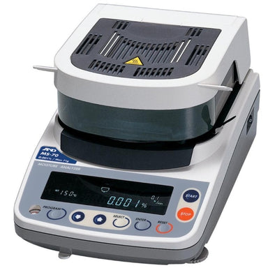 A&D Weighing MS-70 Moisture Analyser Angled Left Front View