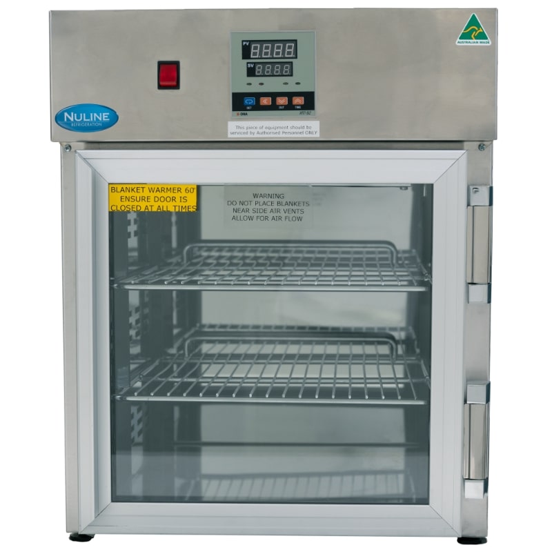 Nuline BW100 Blanket Warmer Glass Door Closed Front View