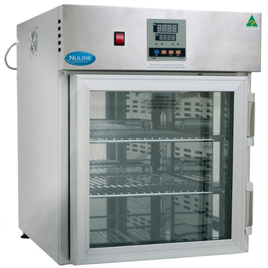 Nuline Li100 Laboratory Incubator Glass Door Closed Angled Right View