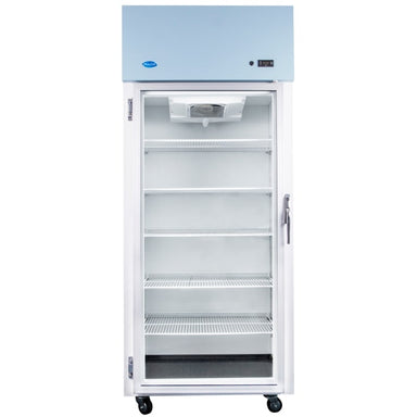 Nuline NLM400, 700-1 Laboratory Refrigerator Glass Door Closed Front View