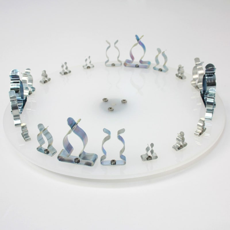 Ratek SD1 Spare Clip Disc for RSM7DC - 20 Clips Top Angled View