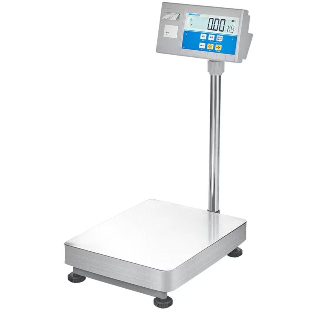 ADAM Equipment BKT Label Printing Floor Scales Angled Left Front View