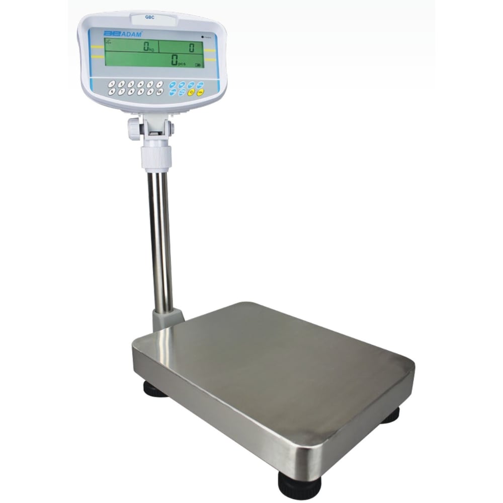 ADAM Equipment GBC Checkweighing Bench Scales Angled Right Front View