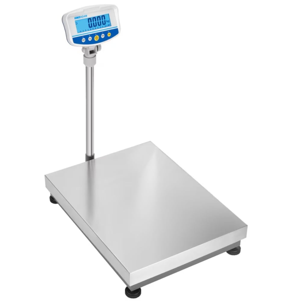 ADAM Equipment GFK-S Checkweighing Large Floor Scales Angled Right Front View