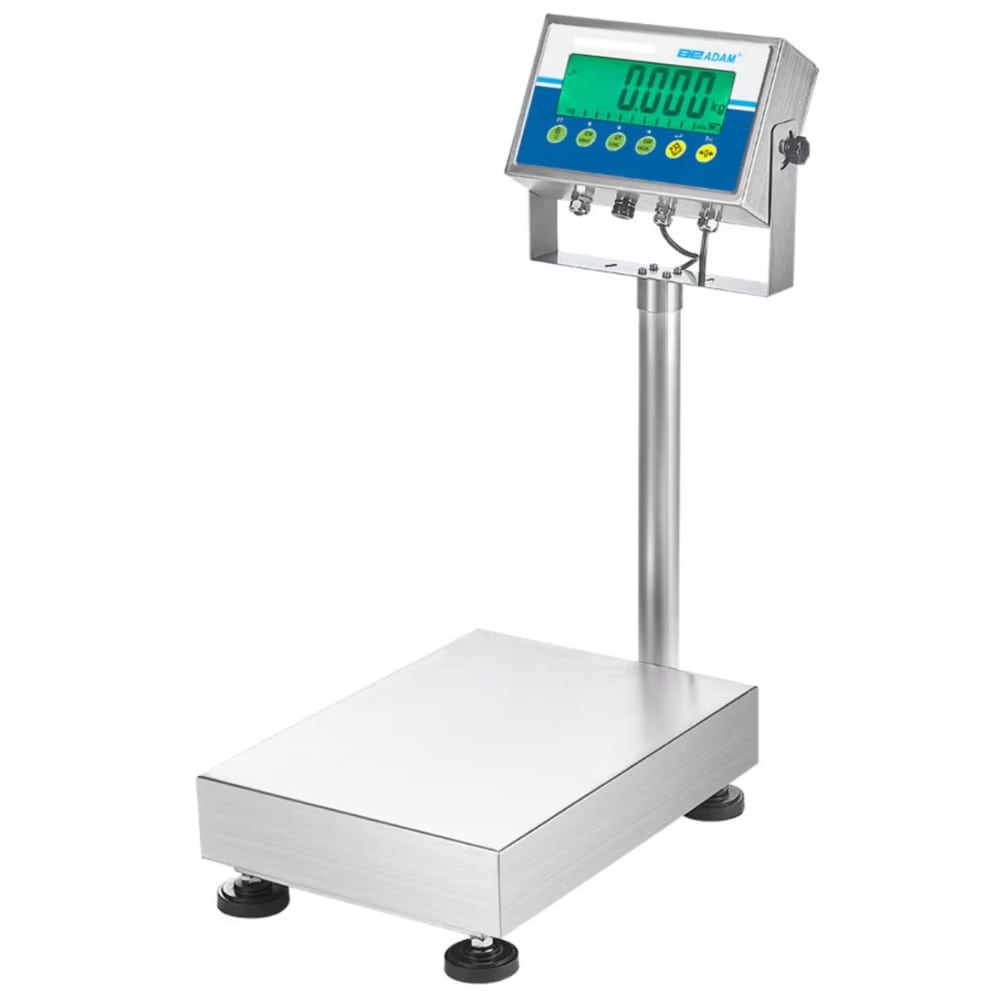 ADAM Equipment Gladiator GGB Washdown Floor Scales Angled Left View