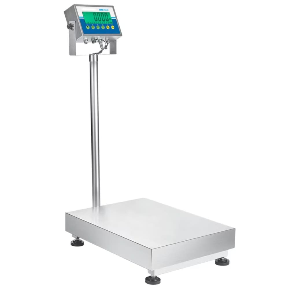 ADAM Equipment Gladiator GGL Washdown Large Floor Scales Angled Right Front View