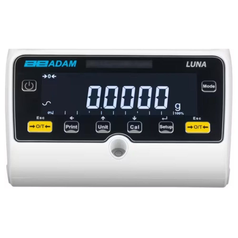 ADAM Equipment Luna LAB Analytical Balance Display Panel Front View