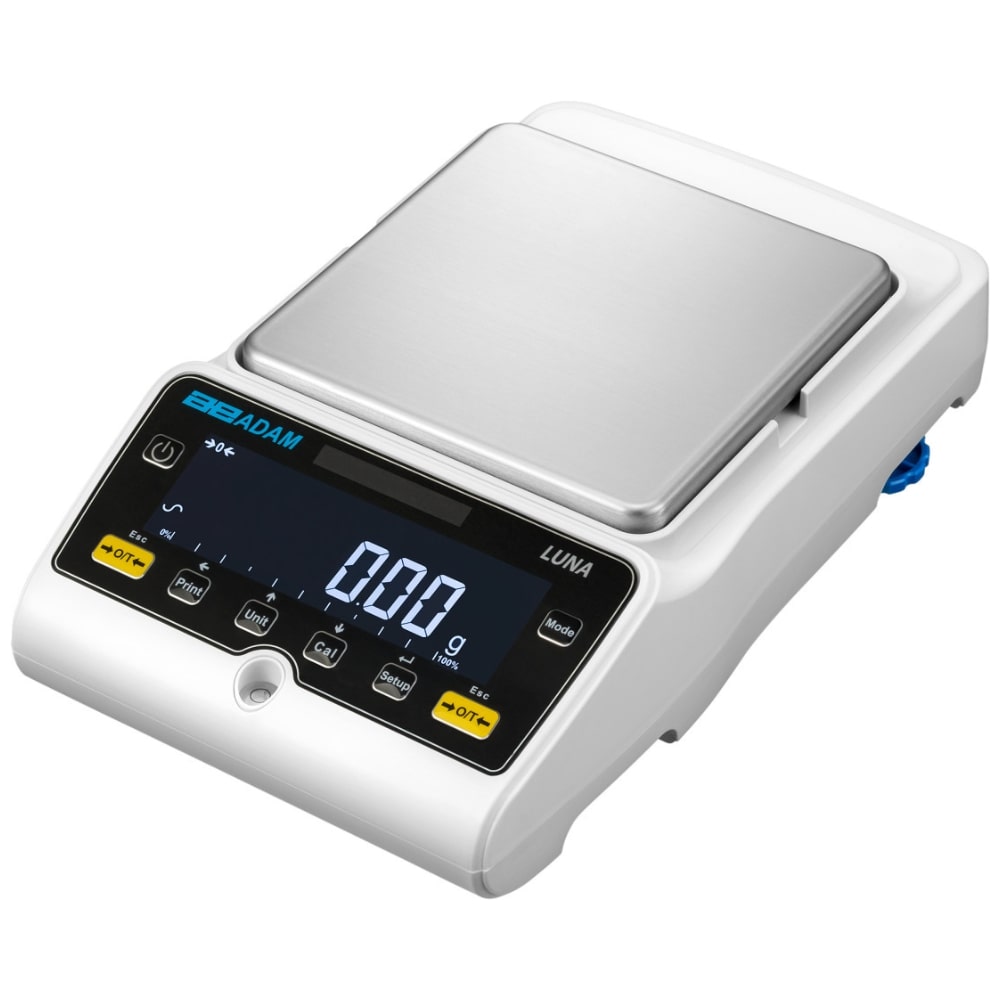 ADAM Equipment Luna LTB & LBB Precision Balance Angled Left Front View