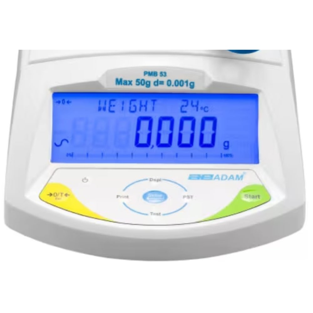 ADAM Equipment PMB Moisture Analyser Display Panel Front View