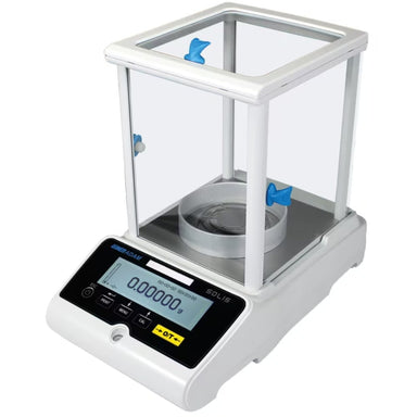 ADAM Equipment Solis SAB Semi-Micro Balance Angled Left Front View