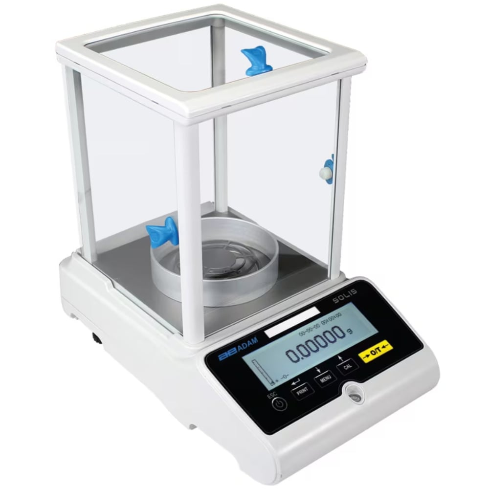 ADAM Equipment Solis SAB Semi-Micro Balance Angled Right Front View