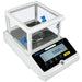ADAM Equipment Solis SPB Precision Balance with Breeze Break Angled Right Front Top View