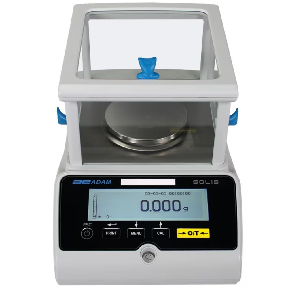 ADAM Equipment Solis SPB Precision Balance with Breeze Break Front Top View