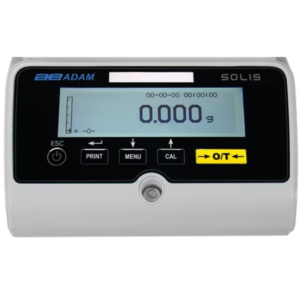 ADAM Equipment Solis SPB & STB Precision Balance Display Panel Front View