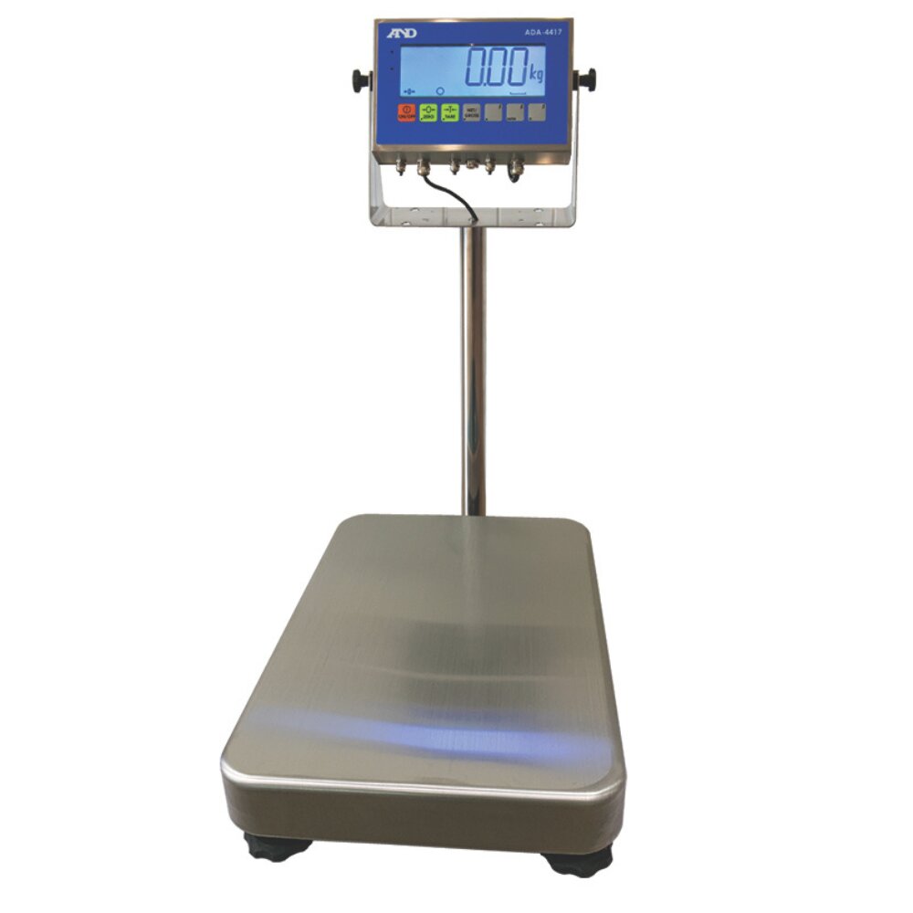 A&D SS Series High Performance Stainless Steel Scales Front View