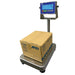 A&D SS Series High Performance Stainless Steel Scales with Box on Weighing Platform Angles Left View