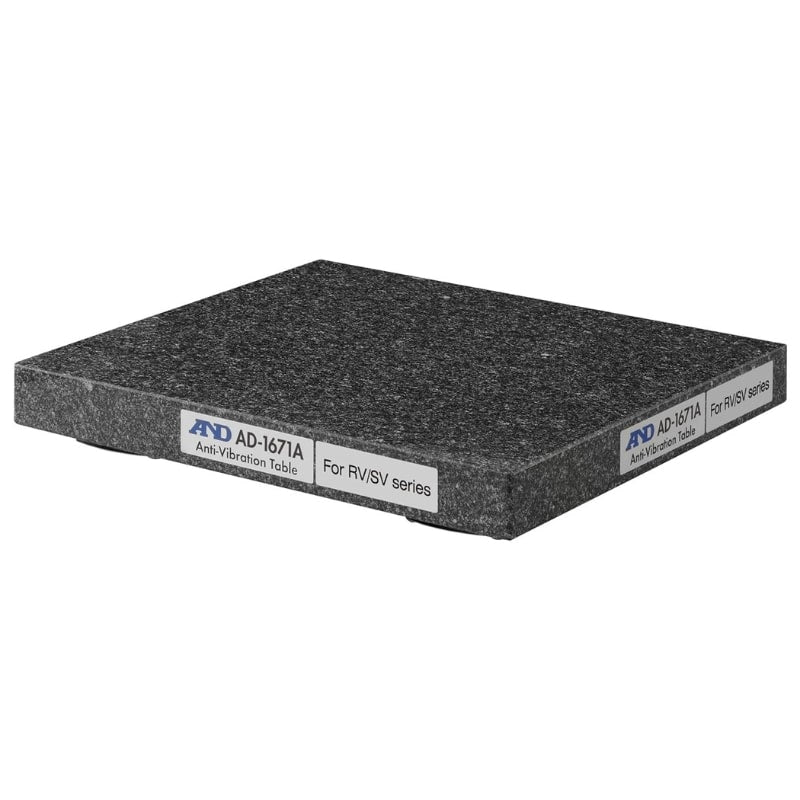 A&D Weighing AD-1671A Anti-Vibration Platform Table Angled Left Top View