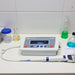 A&D Weighing AD-1690 Pipette Leak Tester Sitting on Laboratory Bench Front Angle View