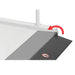 A&D Weighing AMW-300 Wheelchair Platform Scale Close Up View of Foldable Ramp