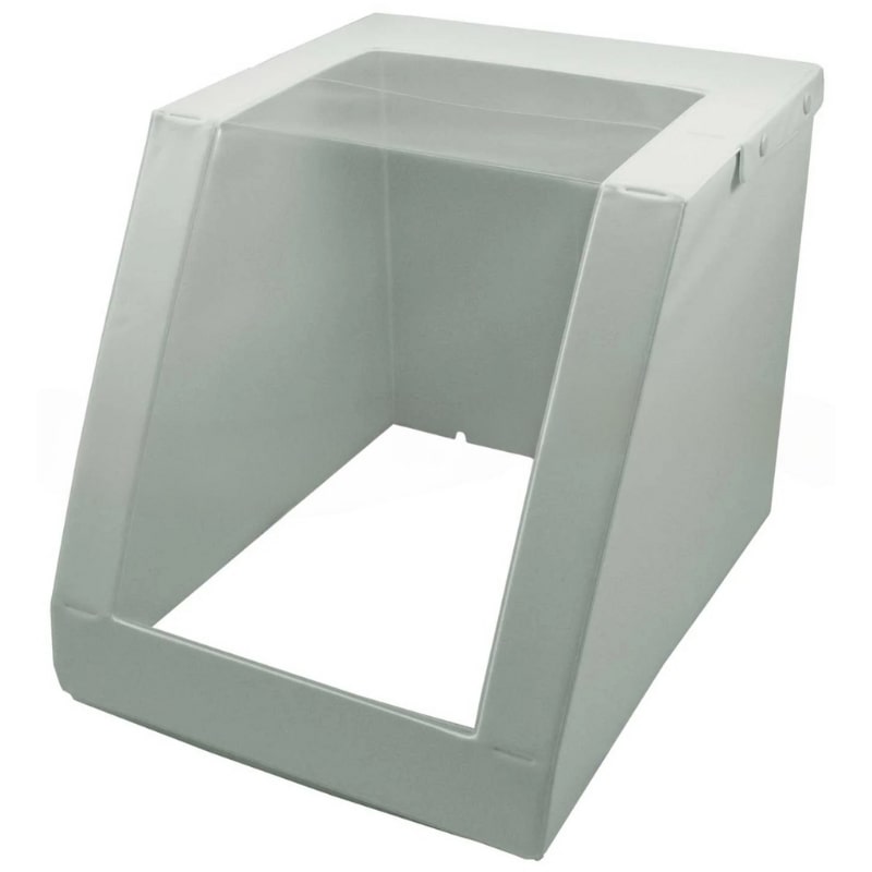 A&D Weighing AX-GXK-31 Plastic Cover Tabletop Breeze Break Angled Left Front View