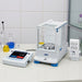 A&D Weighing BA-225TE Micro Premium Balance Sitting on Laboratory Bench Front Left Angled View