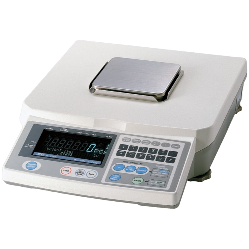 A&D Weighing FC-500Si High Performance Counting Scales Angled Left Front View