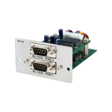 A&D Weighing FCi OP-03 Dual Channel RS-232C Angled Left Top Front View