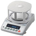 A&D Weighing FX-300iWP Precision Balance with OP-10 Standard Breeze Break Angled Left Front View