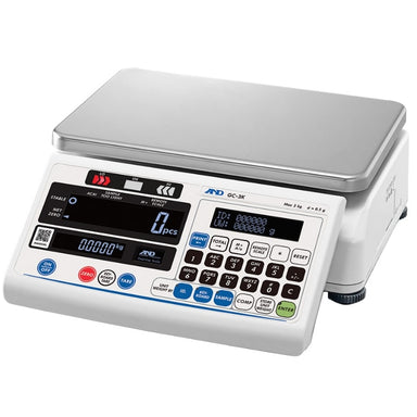 A&D Weighing GC Precision Counting Scale Series Angled Left Front View