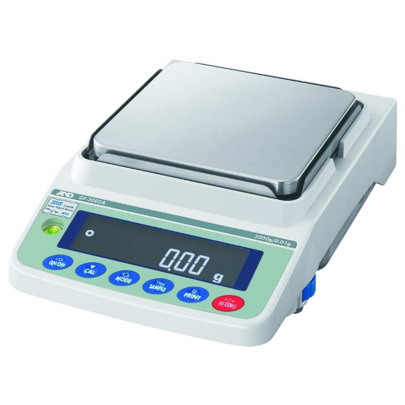 A&D Weighing GF-A Multi-Functional Precision Balance Series Angled Left Top Front View
