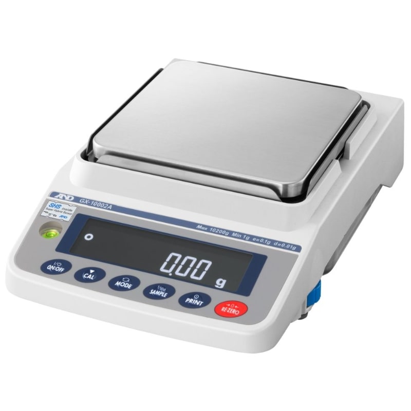 A&D Weighing GX-A Multi-Functional Precision Balance Series Angled Left Top Front View