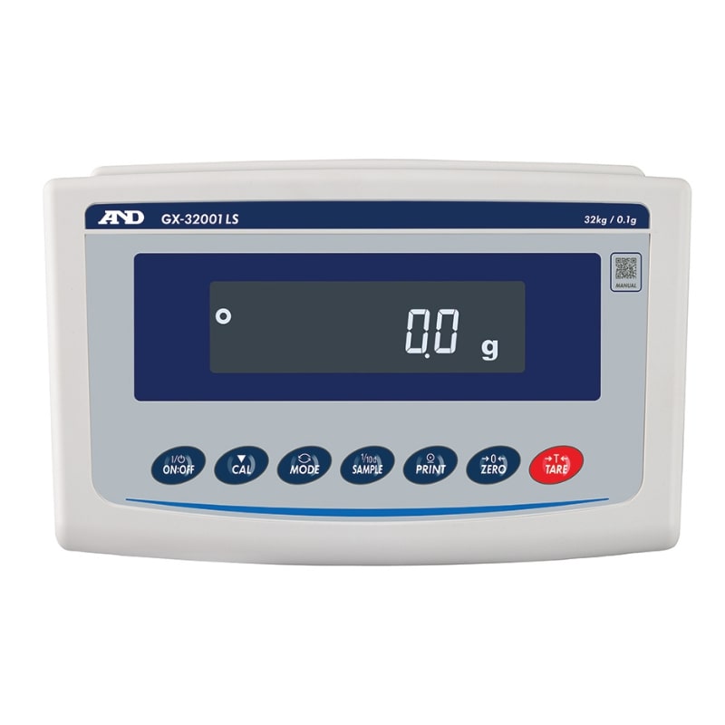 A&D Weighing GX-L High Capacity Precision Balance Series Control Panel Front View 