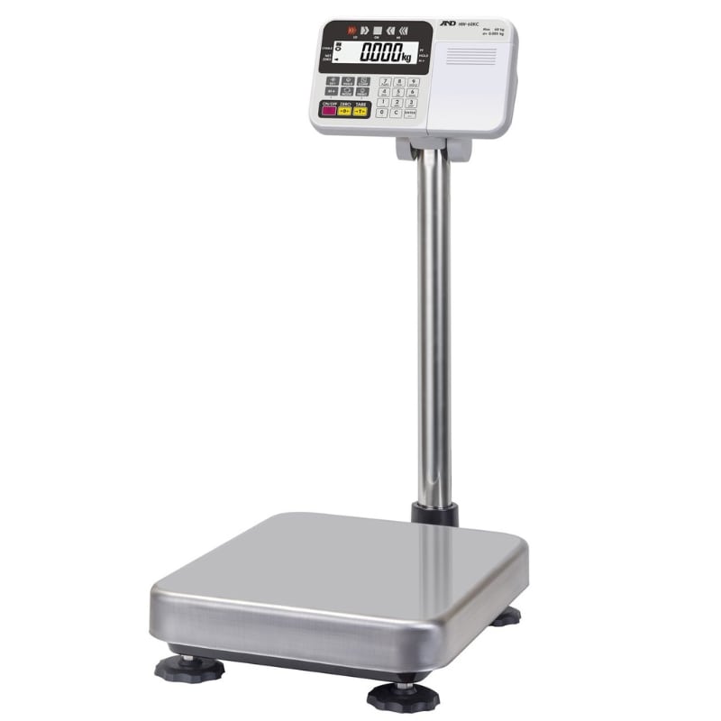 A&D Weighing HV-60KC & HW-60KC Multi-functional Platform Scales Angled Left Front View