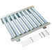 A&D Weighing HV-HW-13 Large Roller Conveyor (for 200kg model) with Individual Bolts Angled Left Top View