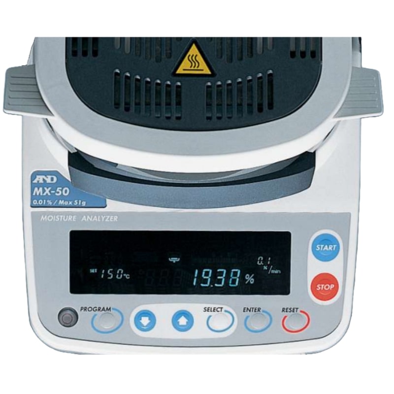 A&D Weighing Moisture Analyser Top Front View