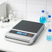 A&D Weighing SA Portable Scales Sitting on Laboratory Bench Front Left Angled View