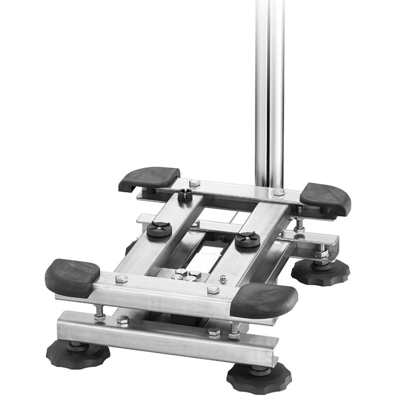 A&D Weighing SC Series IP68 Washdown Platform Scales Pan Removed Left Angled Front View