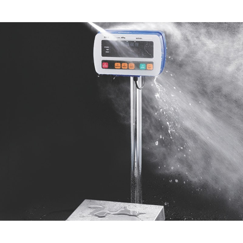 A&D Weighing SW Super Washdown Platform Scale Series Hose Down Angled Left Front View