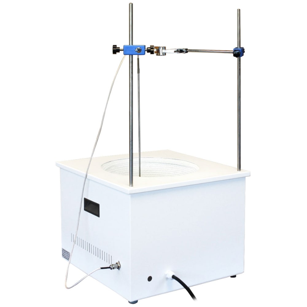 Across International DigiM10 - 10Ltr Heating & Stirring Mantle Angled Left Back View