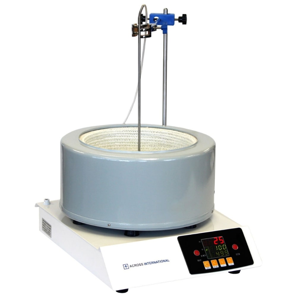 Across International DigiM5 - 5Ltr Heating & Stirring Mantle Angled Right Front View
