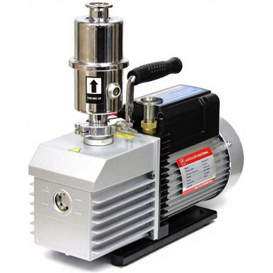 Across International EasyVac EV9 2-Stage Vacuum Pump Angled Left Front View