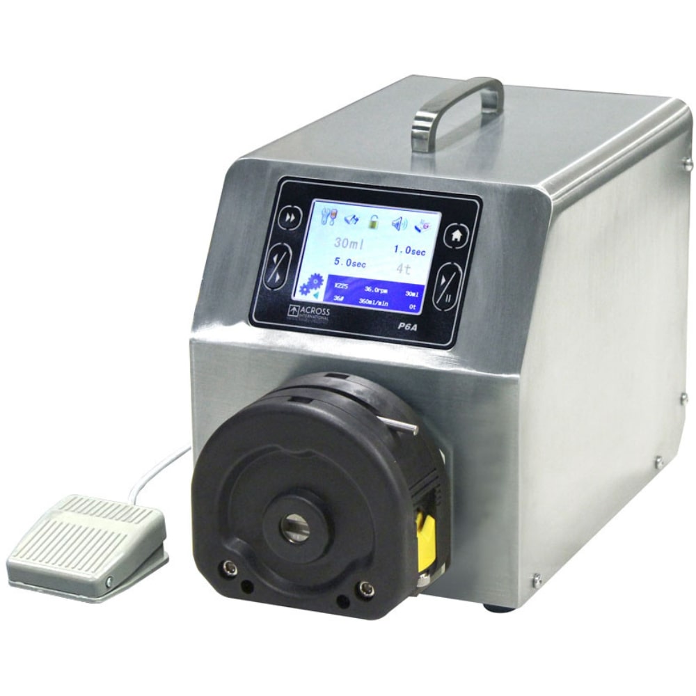 Across International P6A SST Peristaltic Pump Angled Left Front View