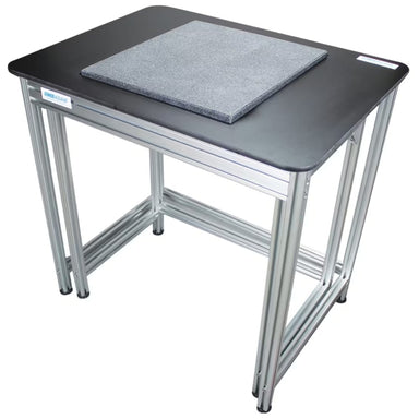 Adam Equipment AVT Anti-Vibration Table Fully Assembled Angled Left Front Top View