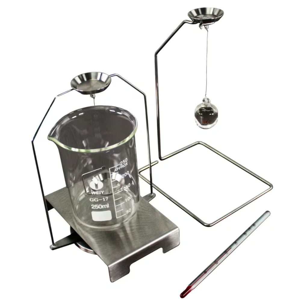 Adam Equipment Luna Density Determination Kit In-Use Setup Angled Right Front View