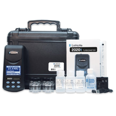 LaMotte 2020t Turbidimeter Kit Showing Contents Front View